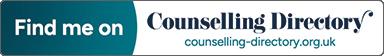 Counselling Directory professional membership logo.